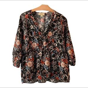 The Korner X Stitch Fix Silk Floral Print Blouse